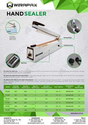 Hand sealer FS SERIES